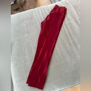 Lululemon red tie dye align leggings